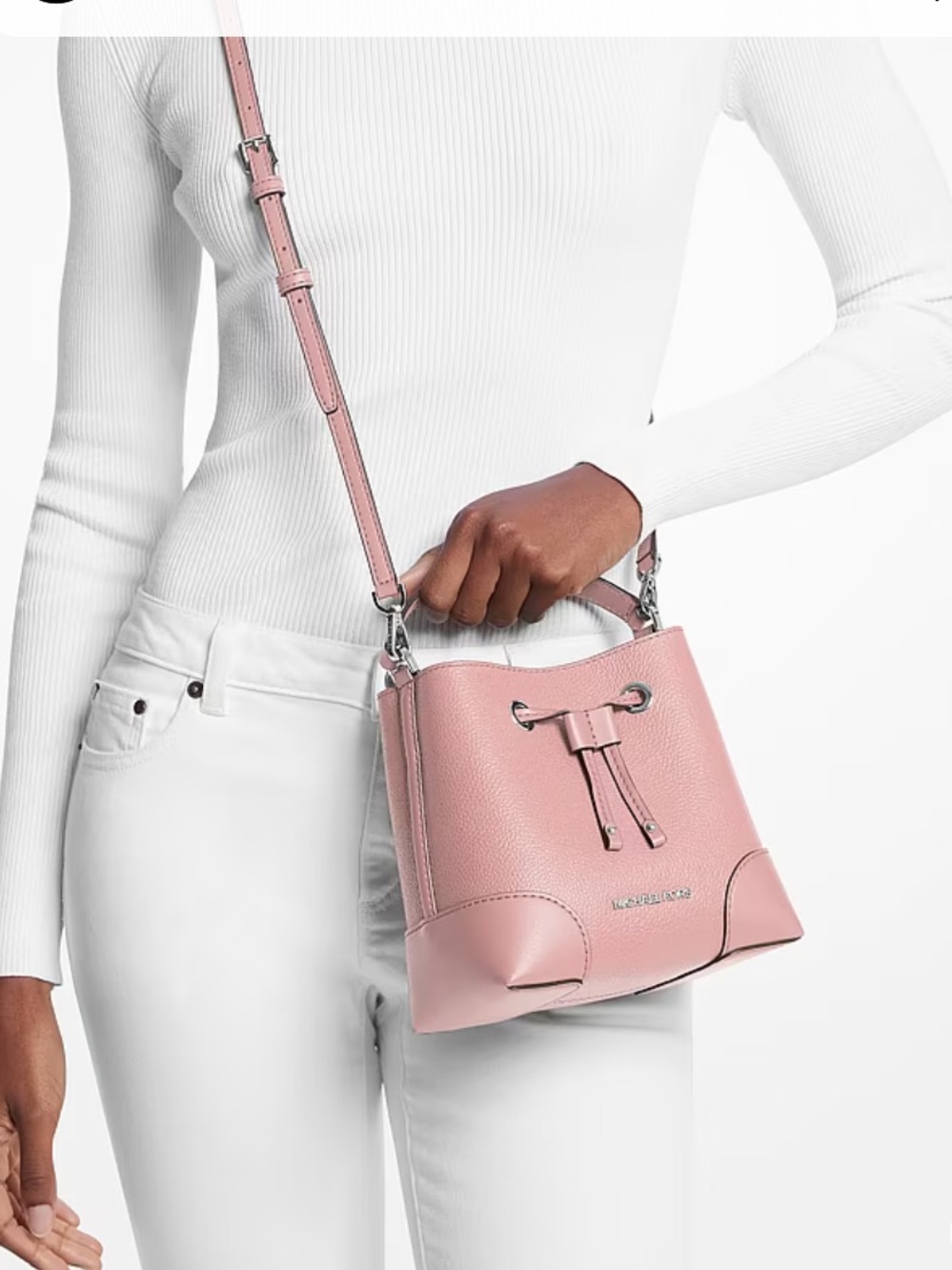 Michael Kors , Mercer Small Pebbled Leather Bucket Bag